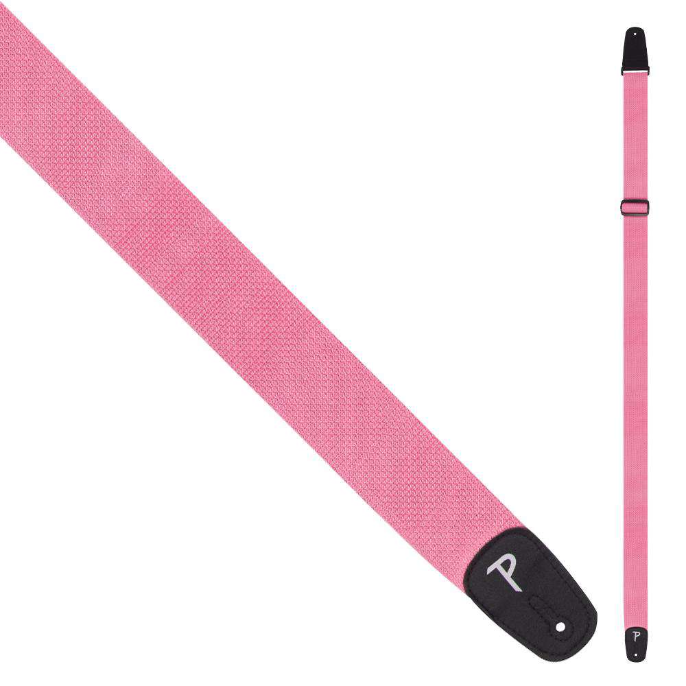 Perri's Polyester Pro Guitar Strap ~ Pink - Richards Guitars Of Stratford Upon Avon