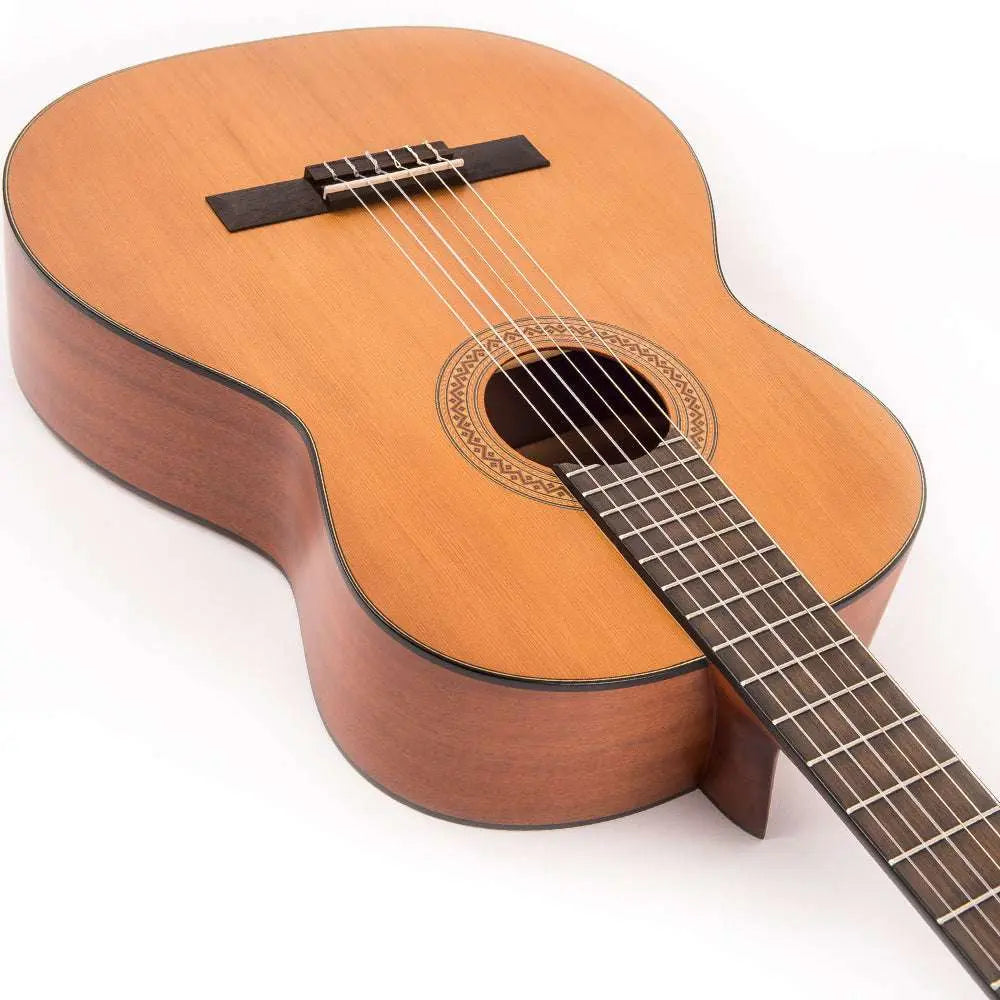 Santos Martinez Estuduiante Classic Guitar ~ Natural Satin - Richards Guitars Of Stratford Upon Avon