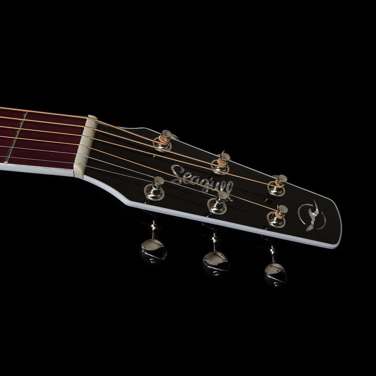 Seagull Artist LTD Electro - Acoustic Guitar ~ Tuxedo Black Anthem with Bag - Richards Guitars Of Stratford Upon Avon