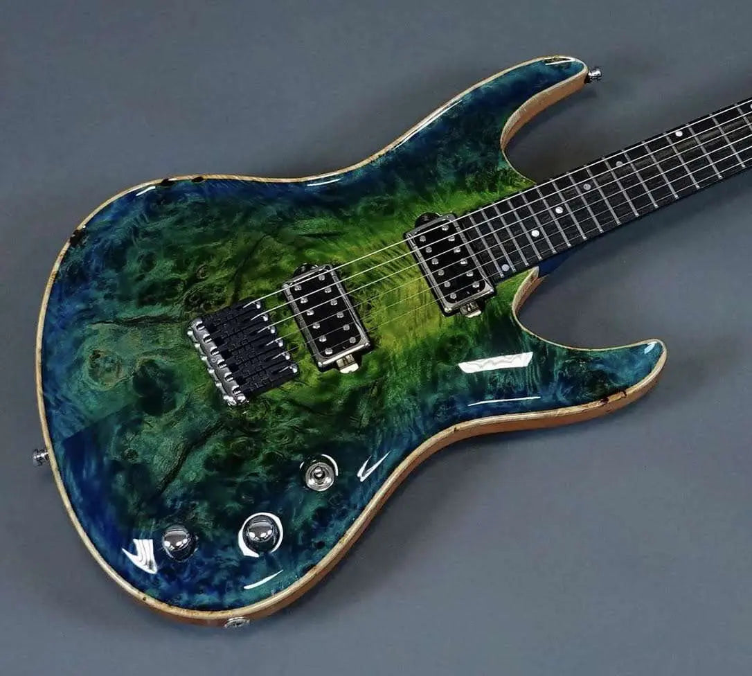Valenti Nebula Carved - Richards Guitars Of Stratford Upon Avon