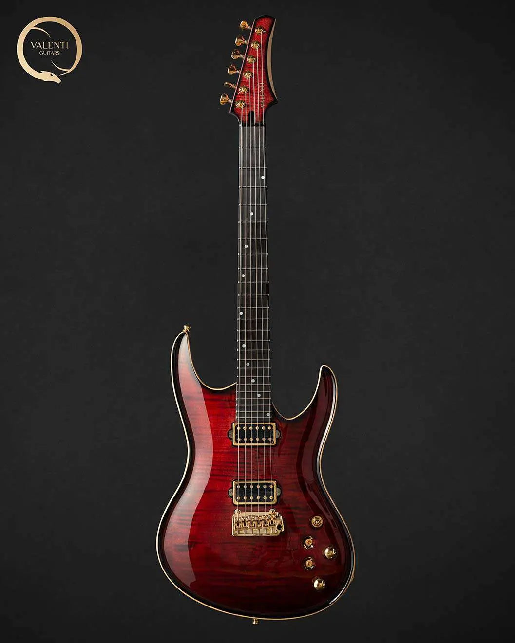 Valenti Nebula Carved - Richards Guitars Of Stratford Upon Avon