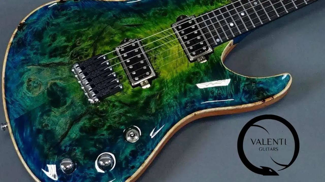 Valenti Nebula Carved - Richards Guitars Of Stratford Upon Avon