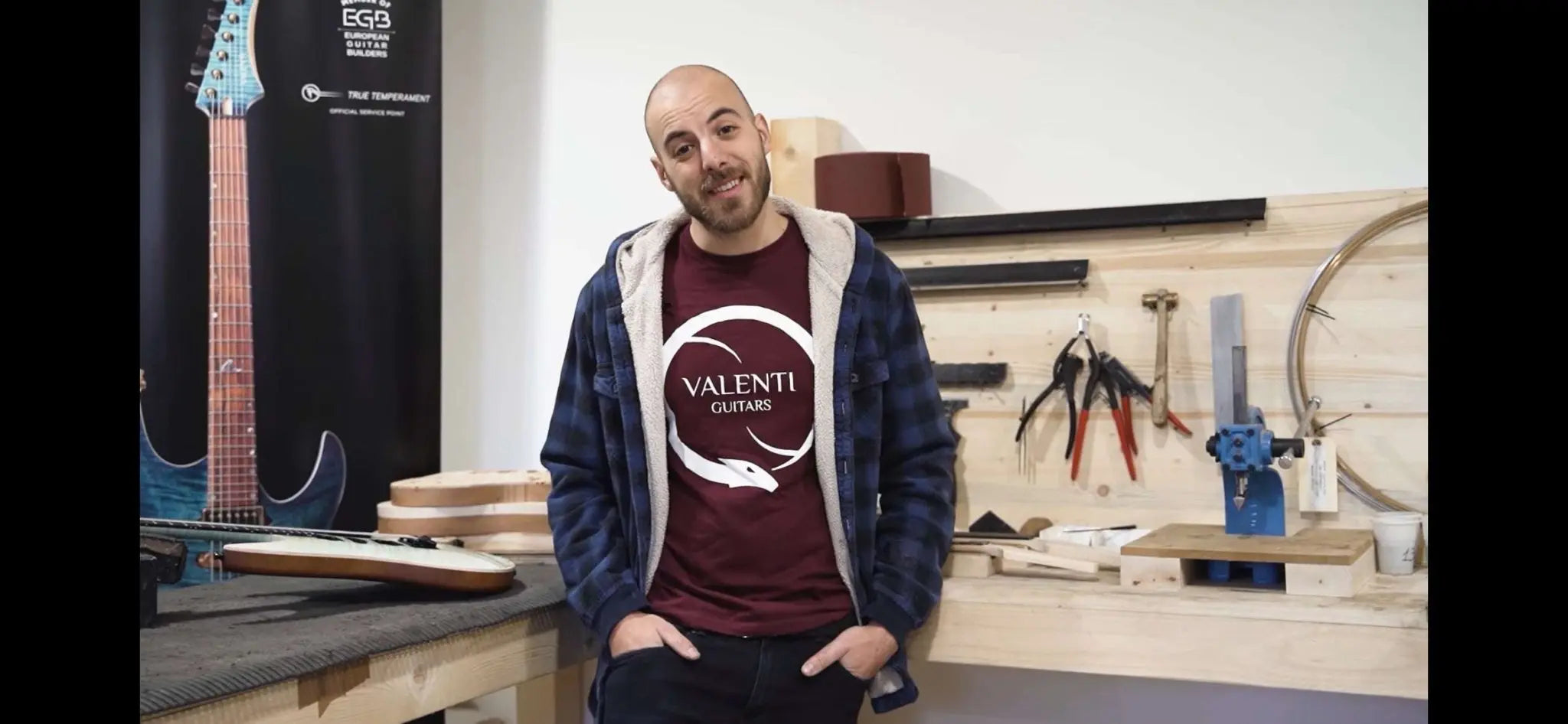 Valenti Nebula Carved - Richards Guitars Of Stratford Upon Avon