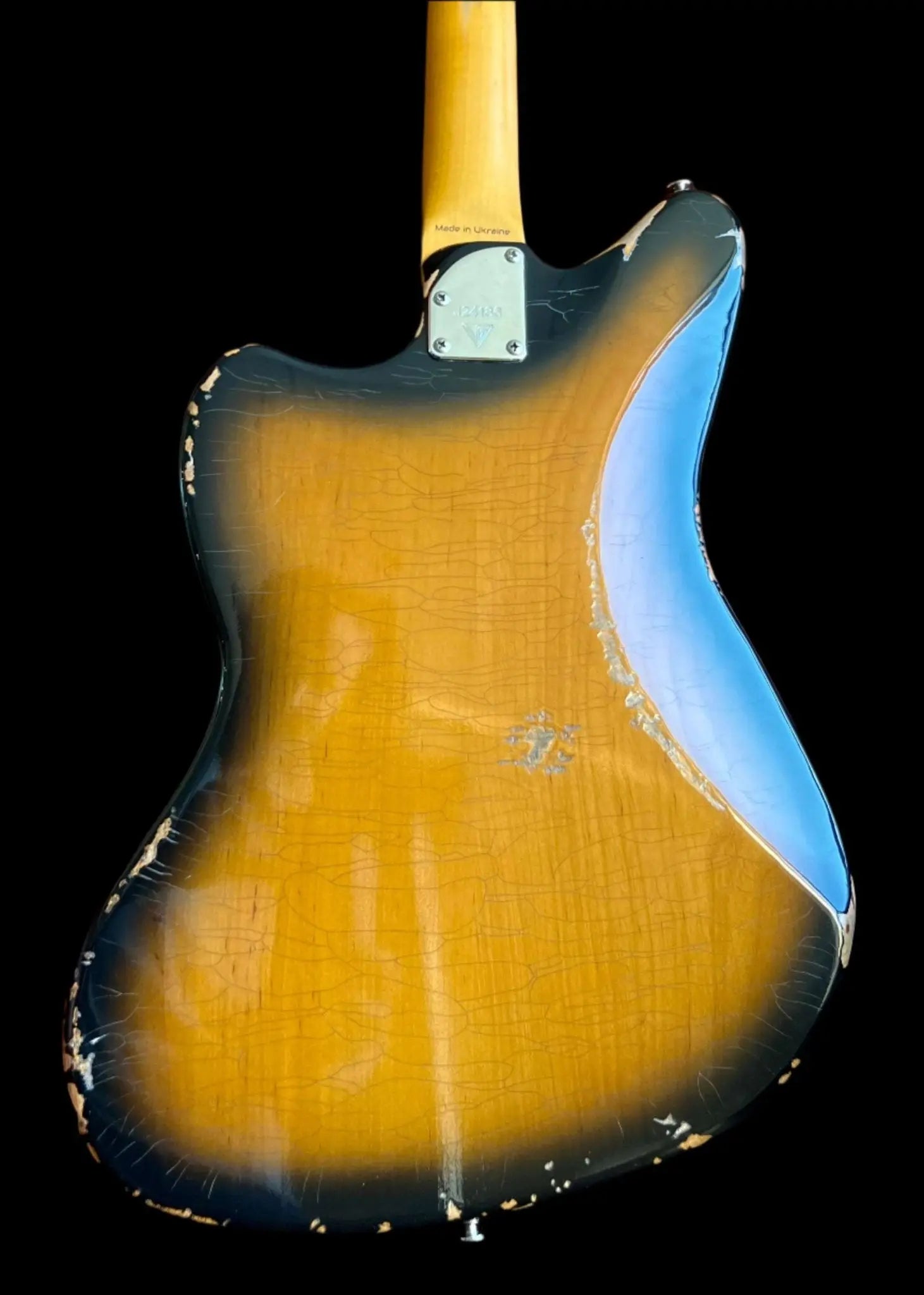 Valiant Jupiter Sunburst Distressed Mastery - With Stainless Steel Frets Upgrade - Ultimate Luxury Hand Crafted Electic Guitar - Richards Guitars Of Stratford Upon Avon
