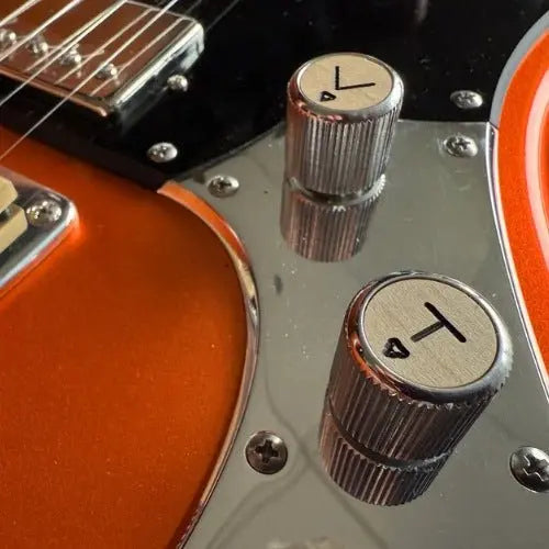 Valiant Mercury Copper With Stainless Steel Frets Upgdrade - Richards Guitars Of Stratford Upon Avon