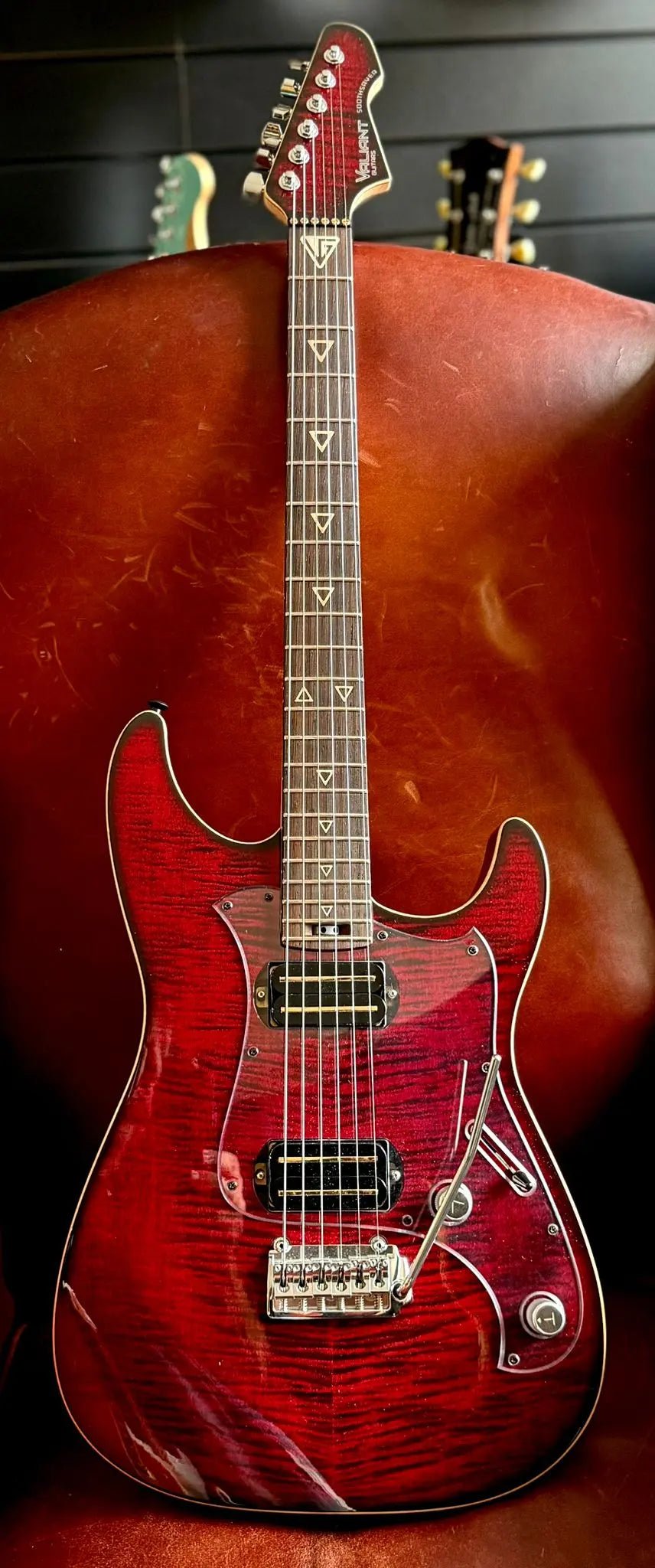Valiant Soothsayer The Sage Burgundy Red - Richards Guitars Of Stratford Upon Avon