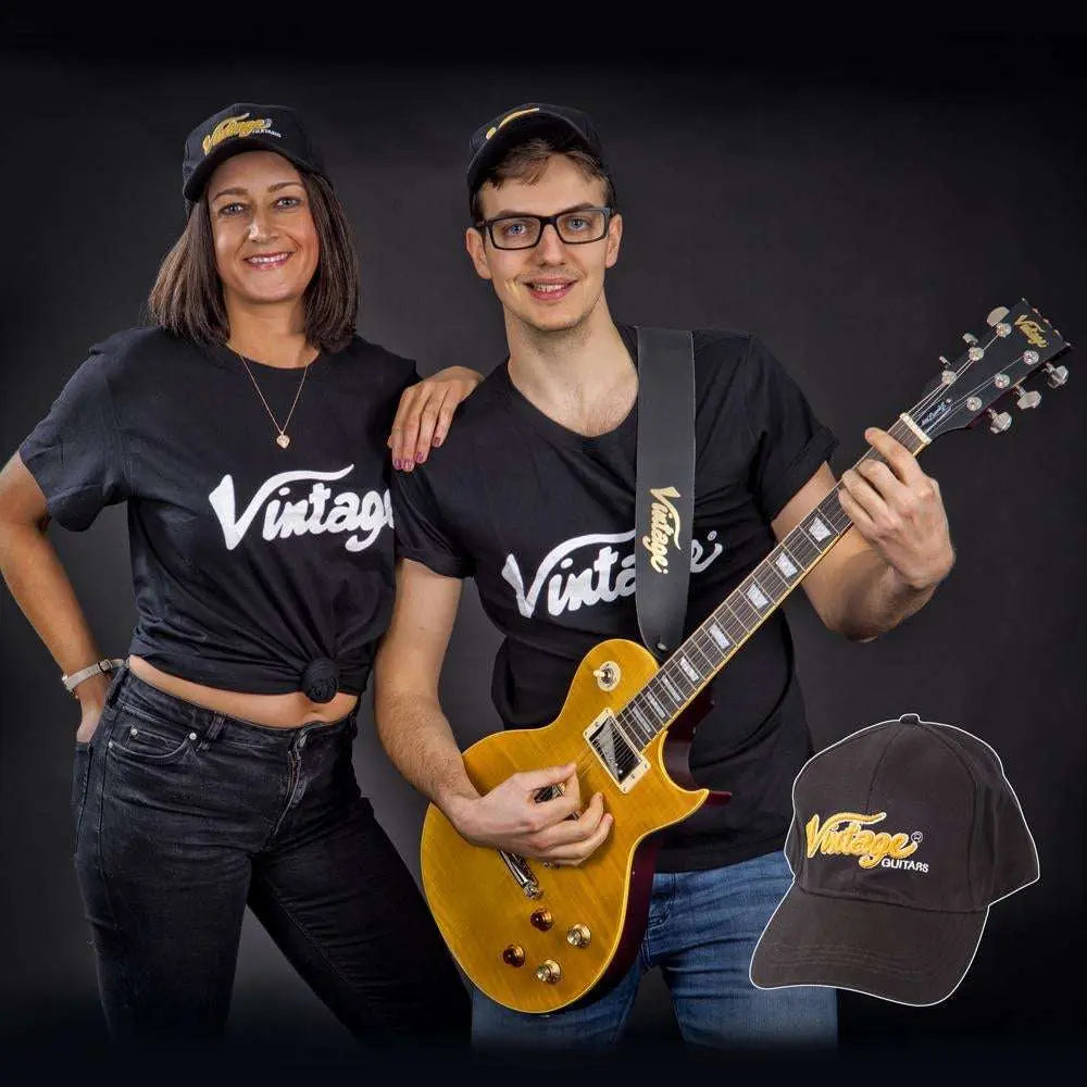 Vintage T-Shirt ~ Black, Extra Large - Richards Guitars Of Stratford Upon Avon