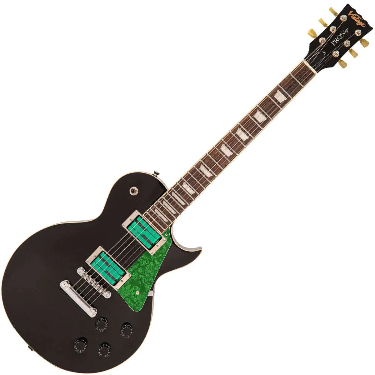 Vintage V100 ProShop Unique ~ Green Alumitone - Richards Guitars Of Stratford Upon Avon