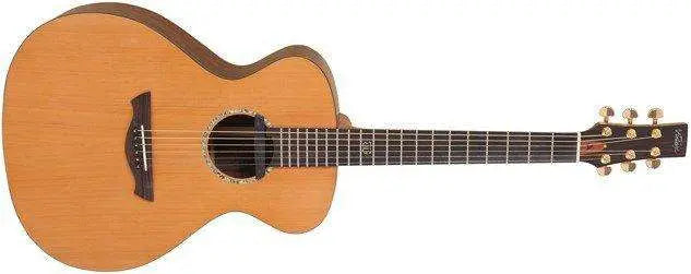 Vintage* VE2000DLX GORDON GILTRAP SIGNATURE DELUXE ELECTRO - ACOUSTIC GUITAR ~ NATURAL SATIN - Richards Guitars Of Stratford Upon Avon