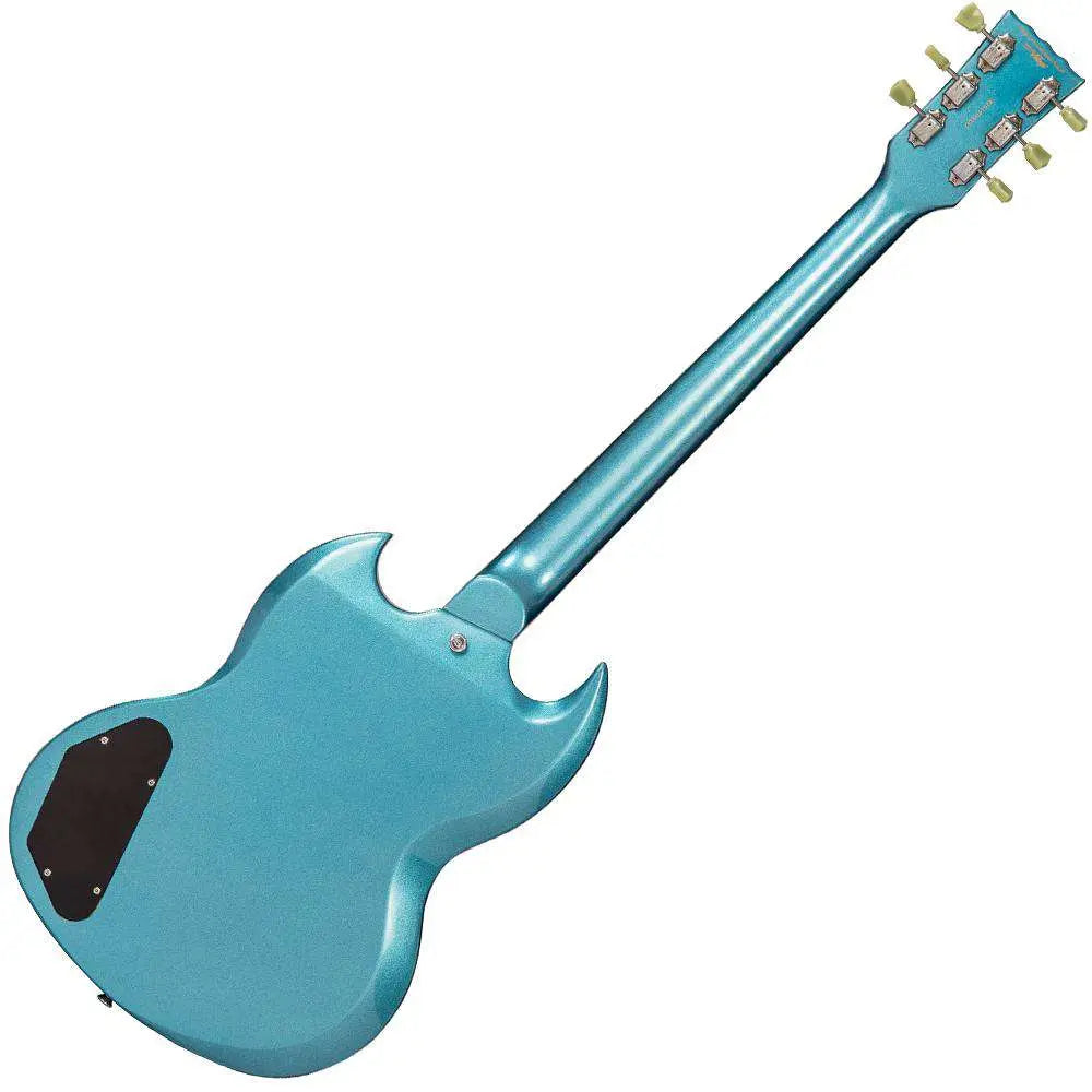 Vintage VS6V ReIssued with vintage style Vibrato ~ Gun Hill Blue - Richards Guitars Of Stratford Upon Avon