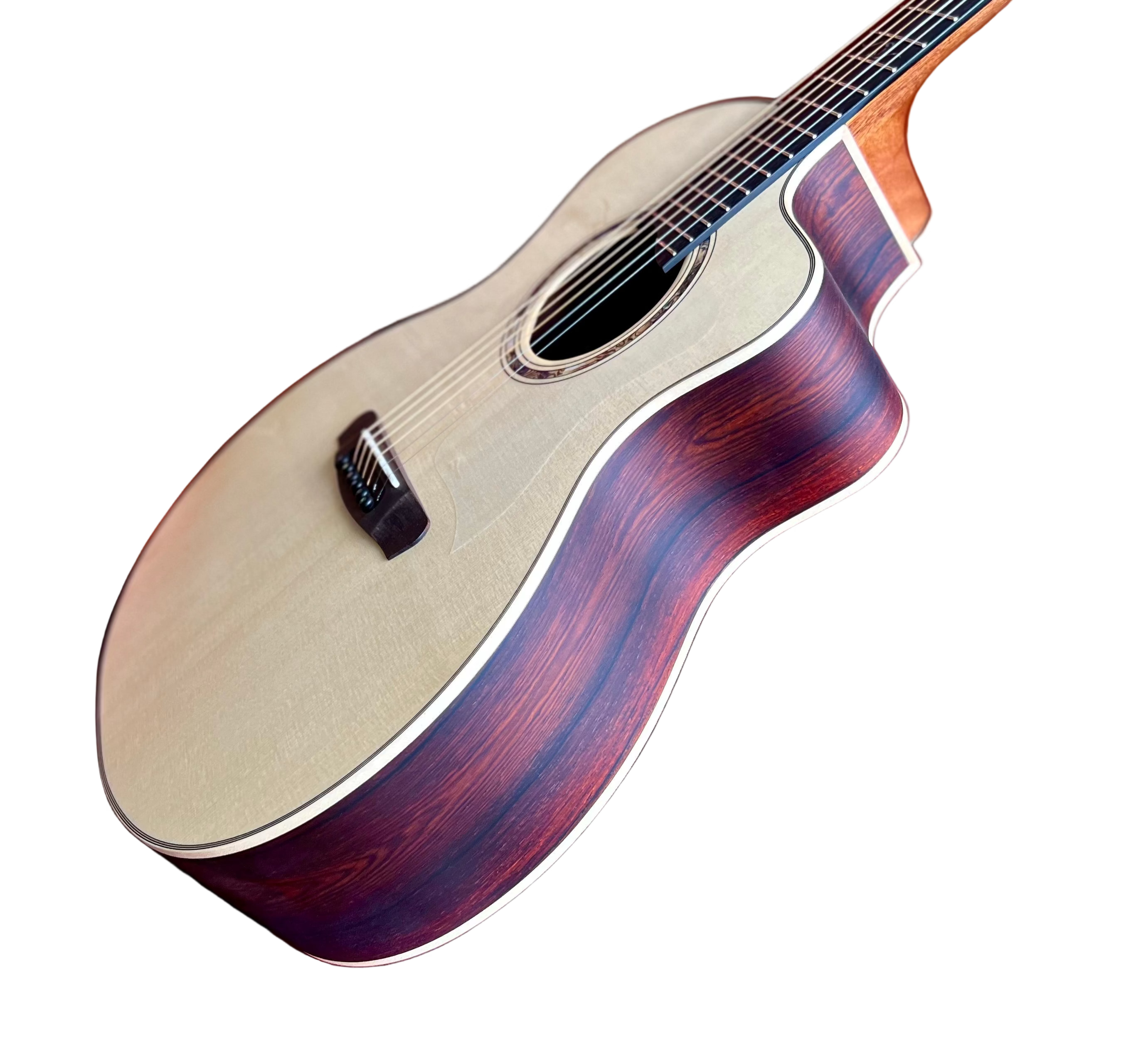 Dowina Cocobolo III Trio Plate GAC Deluxe (Torrified Swiss Moon Spruce), Acoustic Guitar for sale at Richards Guitars.