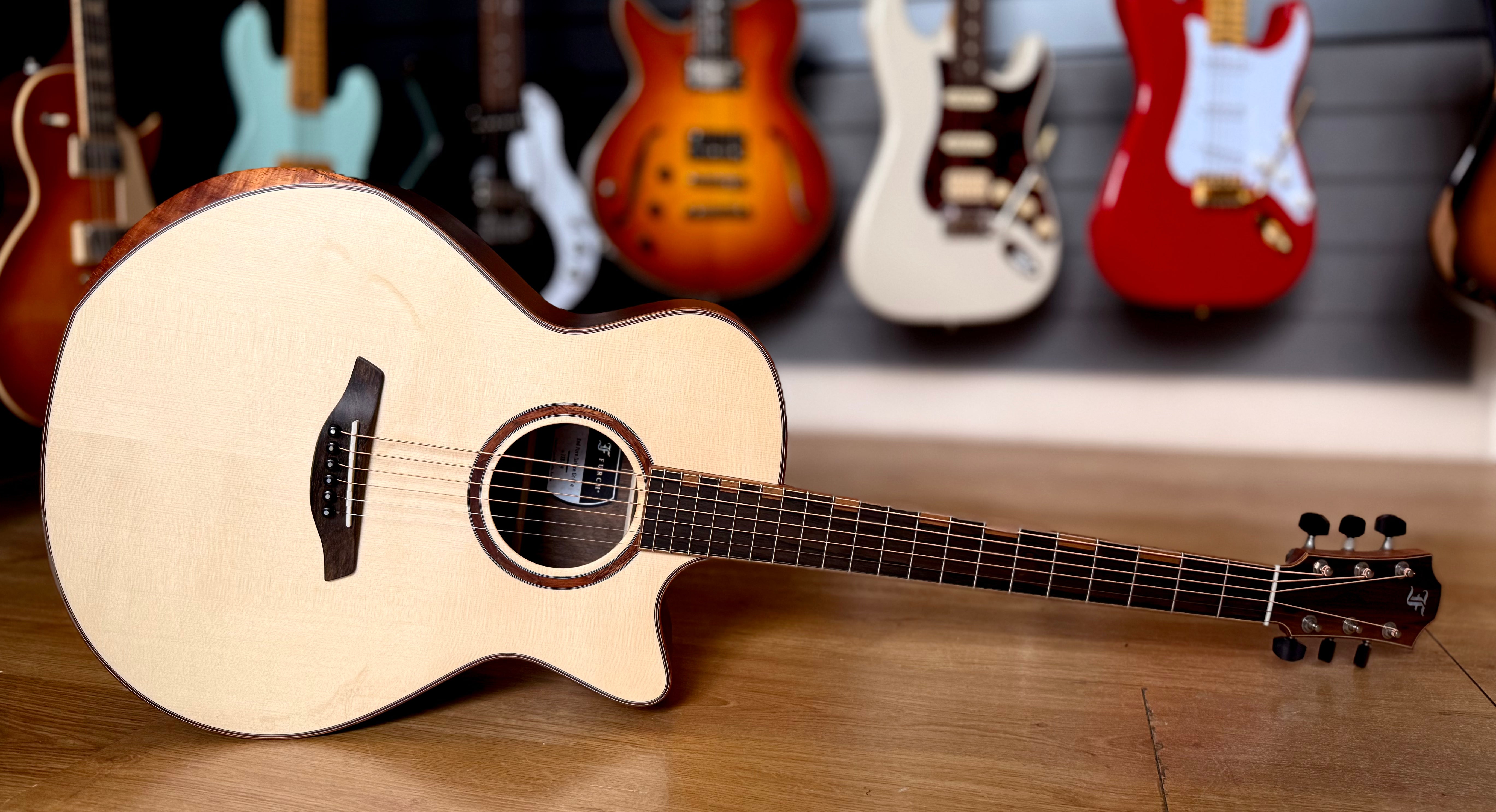 Furch Red Pure Deluxe Limited Run Malaysian Blackwood With Alpine Spruce Top (2025 CNR Active Upgrade Model), Acoustic Guitar for sale at Richards Guitars.
