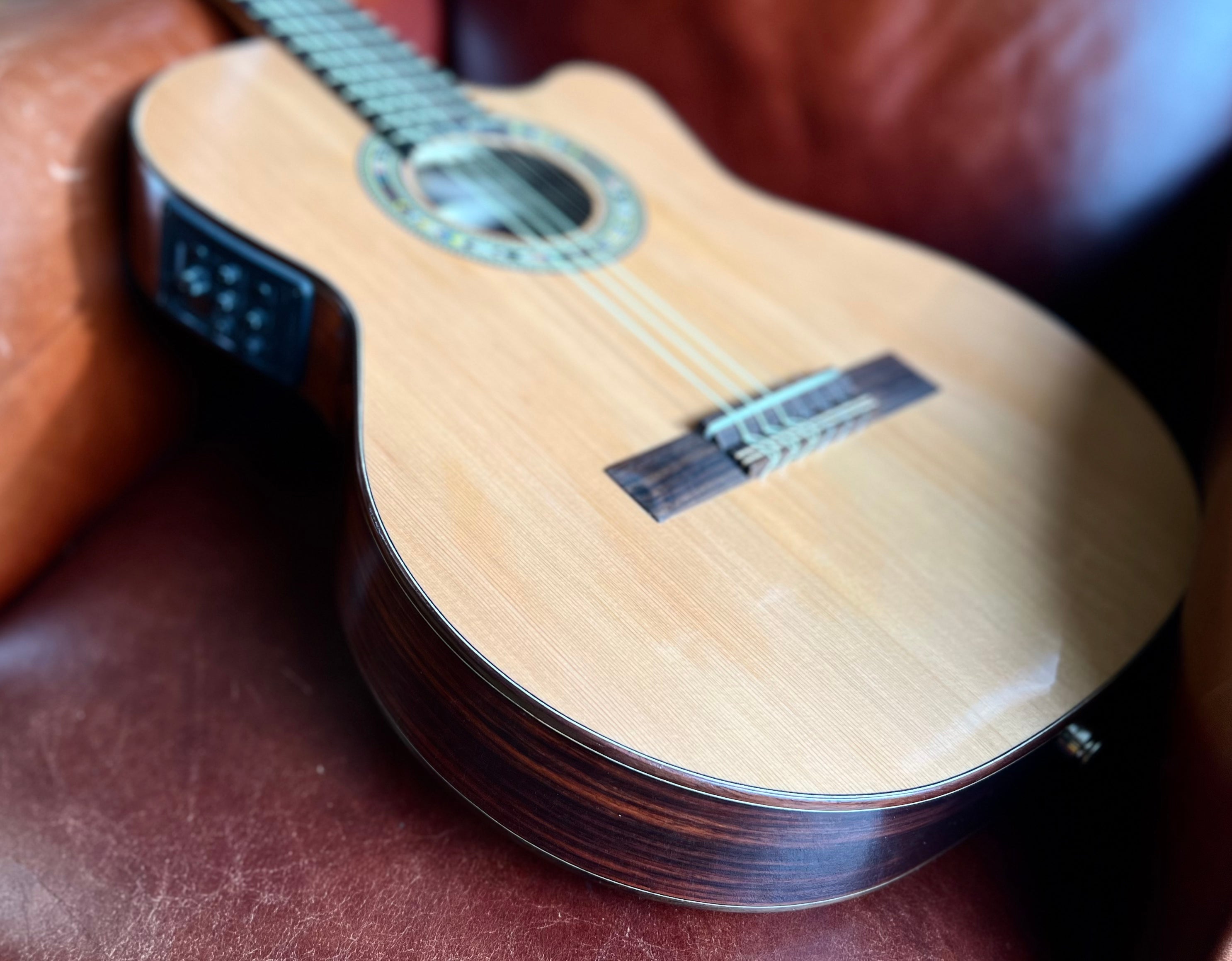 Kremona F65CW TLR Thinline Performance Electro Classical Guitar Hand Made In Europe, Electro Nylon Strung Guitar for sale at Richards Guitars.