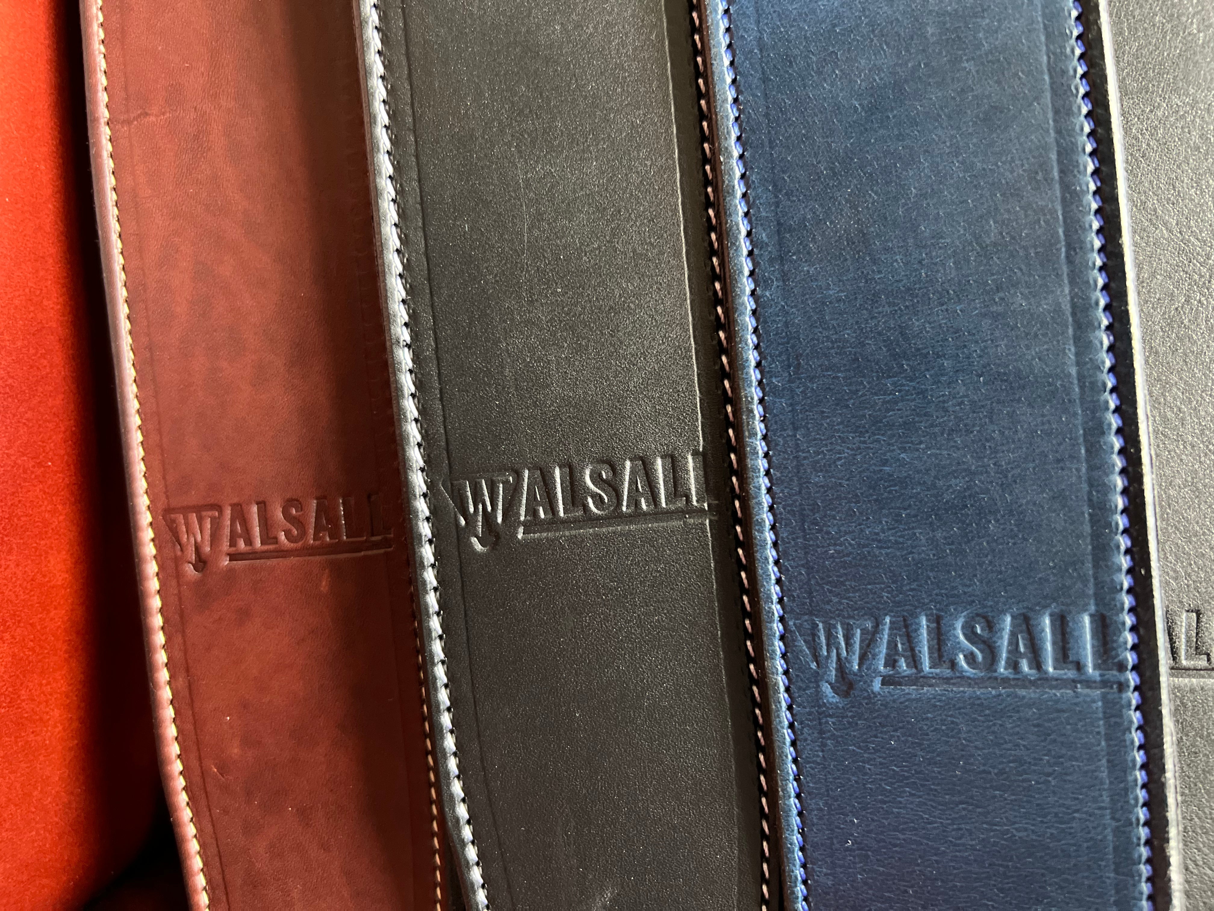 Walsall Hand Made Premium Padded Bridle Leather Guitar Strap ( Just £79 when bought with a guitar saving £40), Straps for sale at Richards Guitars.