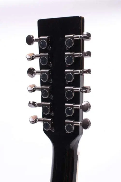 Auden Black Austin Mahogany 12 String. - Richards Guitars Of Stratford Upon Avon
