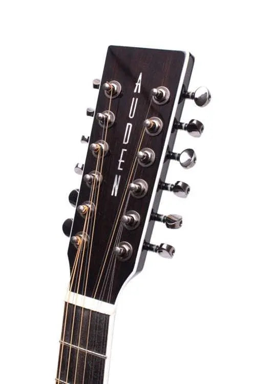 Auden Black Austin Mahogany 12 String. - Richards Guitars Of Stratford Upon Avon