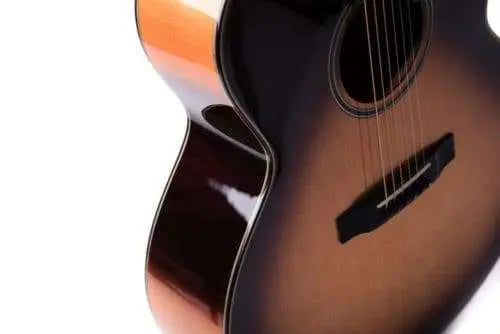 Auden Golden Sunburst Grace Jumbo. - Richards Guitars Of Stratford Upon Avon