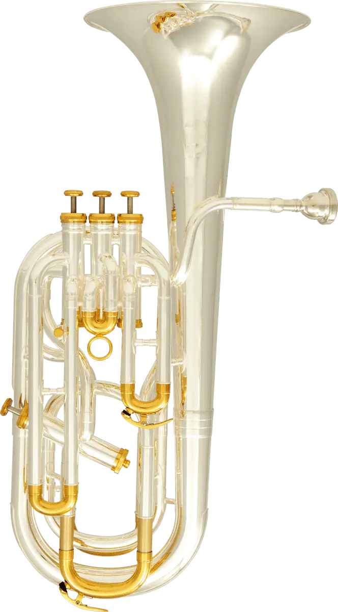 Baritone (4 Valves) Silver - Bb - Richards Guitars Of Stratford Upon Avon