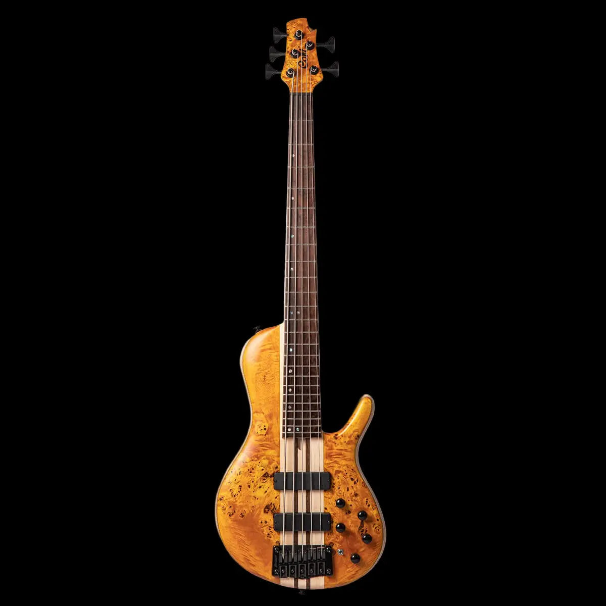 Cort A5 Plus SC, Amber Open Pore w/case Bass Guitar - Richards Guitars Of Stratford Upon Avon