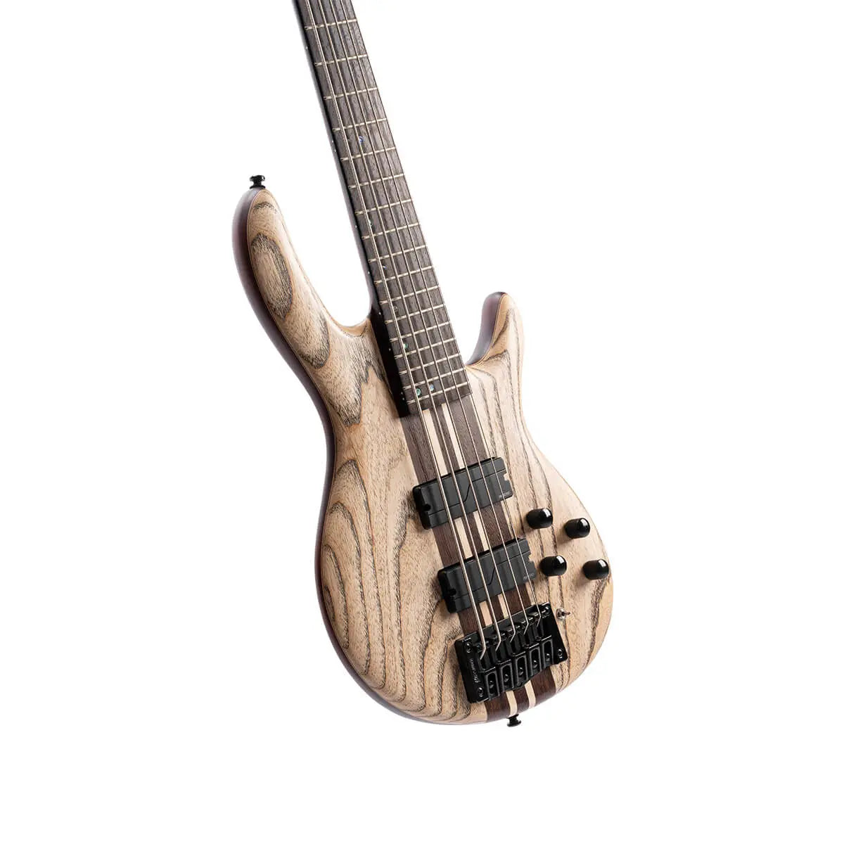 Cort A5 Ultra Ash, Etched Naturalural Black w/case Bass Guitar - Richards Guitars Of Stratford Upon Avon