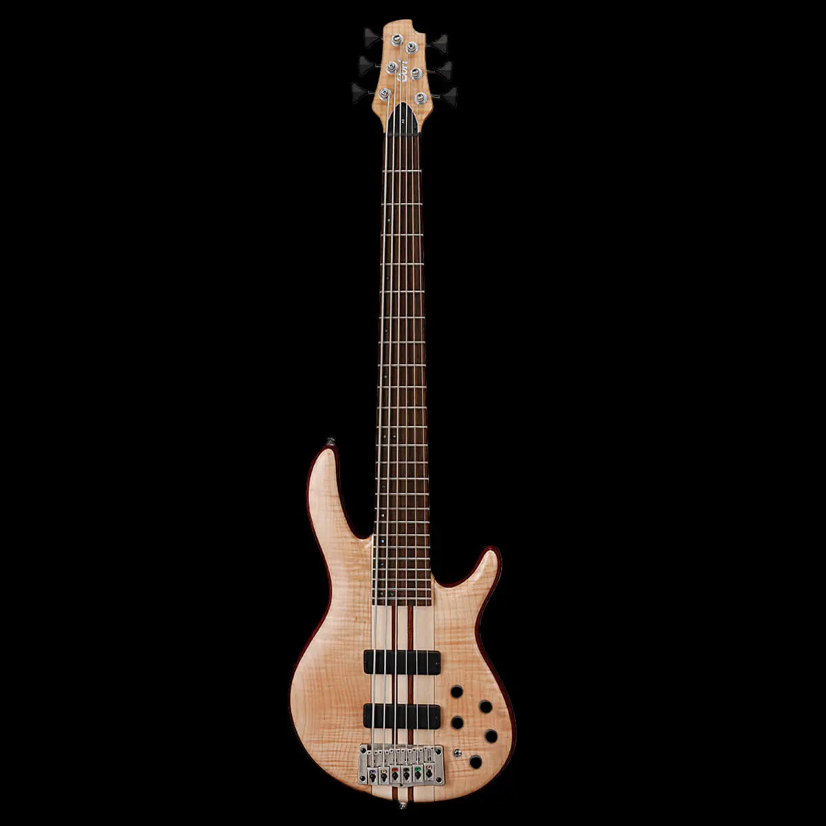 Cort A6 Plus FMMH, Open Pore Natural Bass Guitar - Richards Guitars Of Stratford Upon Avon