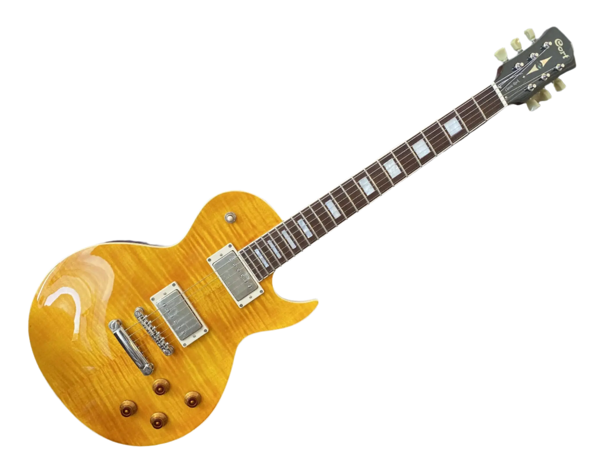 Cort CR250 AA Antique Amber Electric Guitar - Richards Guitars Of Stratford Upon Avon