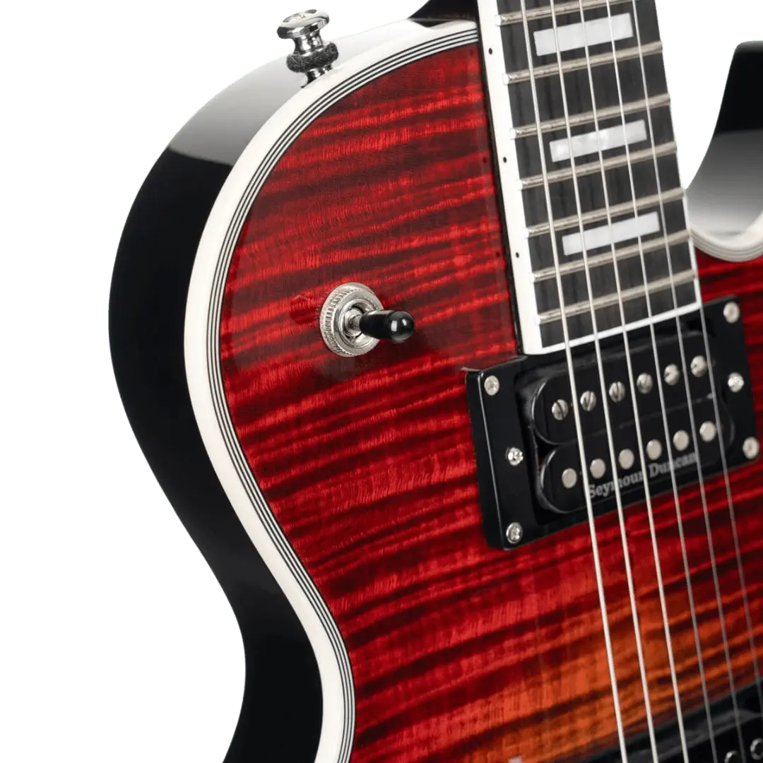 Cort CR300 Deluxe Flaming Burst - Richards Guitars Of Stratford Upon Avon
