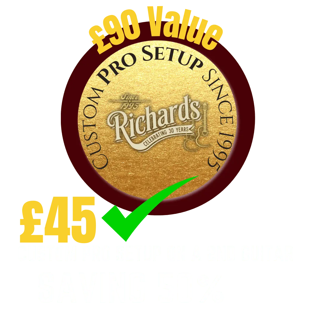 Custom Pro Setup Package (Total Value £225) - Richards Guitars Of Stratford Upon Avon