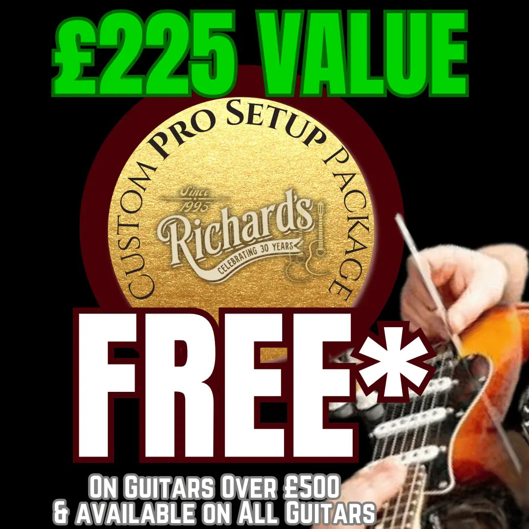Custom Pro Setup Package (Total Value £225) - Richards Guitars Of Stratford Upon Avon
