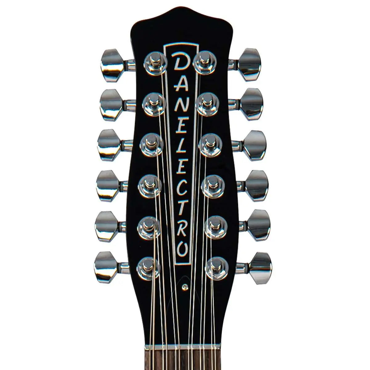 Danelectro '59 12 String Electric Guitar ~ Black Sparkle - Richards Guitars Of Stratford Upon Avon