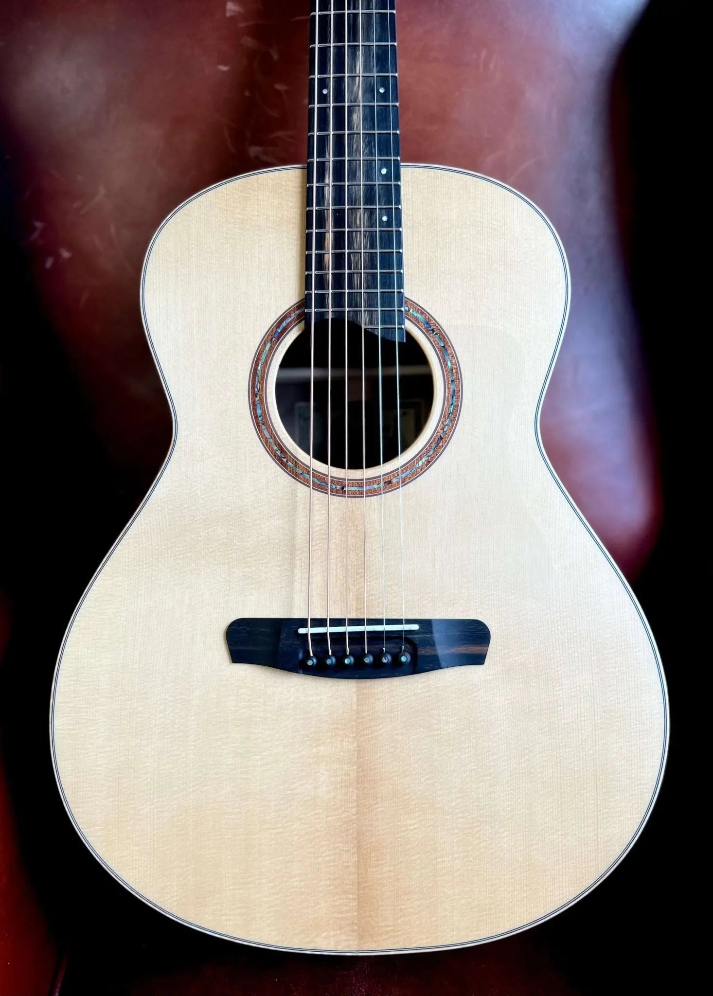 Dowina Walnut OMG Deluxe (Torrified Semi - Gloss Swiss Moon Spruce) - Richards Guitars Of Stratford Upon Avon