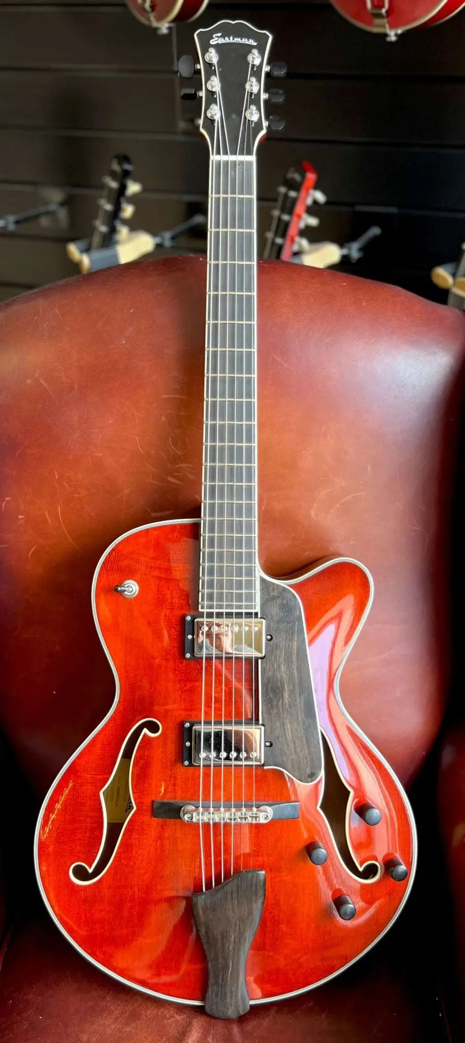 Eastman AR603CED - 15 Solid Carved Spruce Top w' Solid Carved Mahogany Back & Sides (Price inc. Custom Pro Setup Package) - Richards Guitars Of Stratford Upon Avon