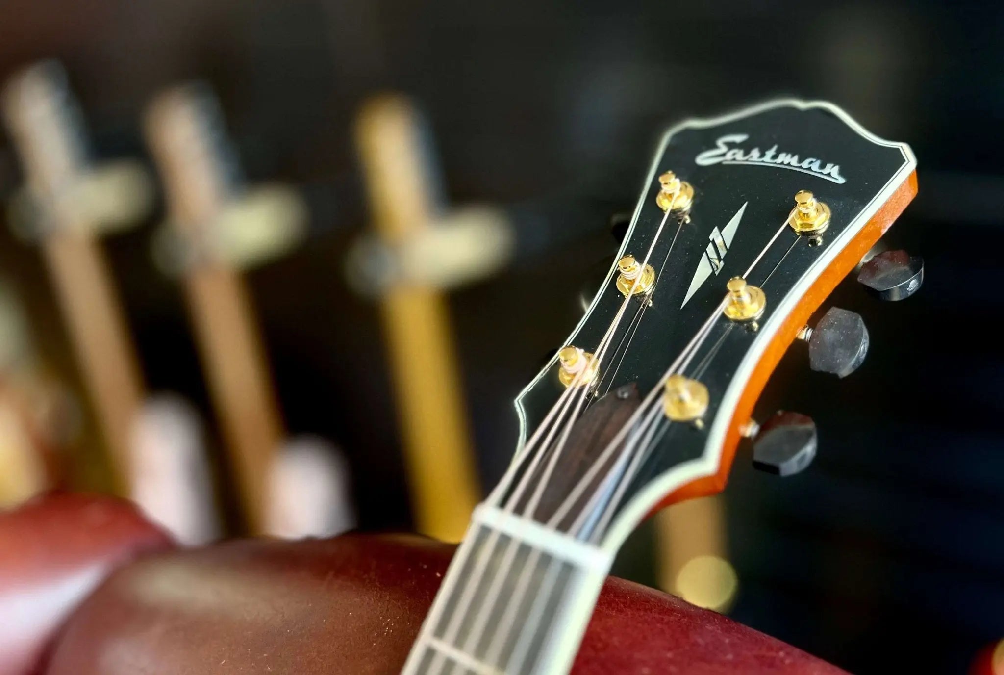 Eastman AR805CE GB Arch Top Semi Acoustic Guitar (Price inc. Custom Pro Setup Package) - Richards Guitars Of Stratford Upon Avon