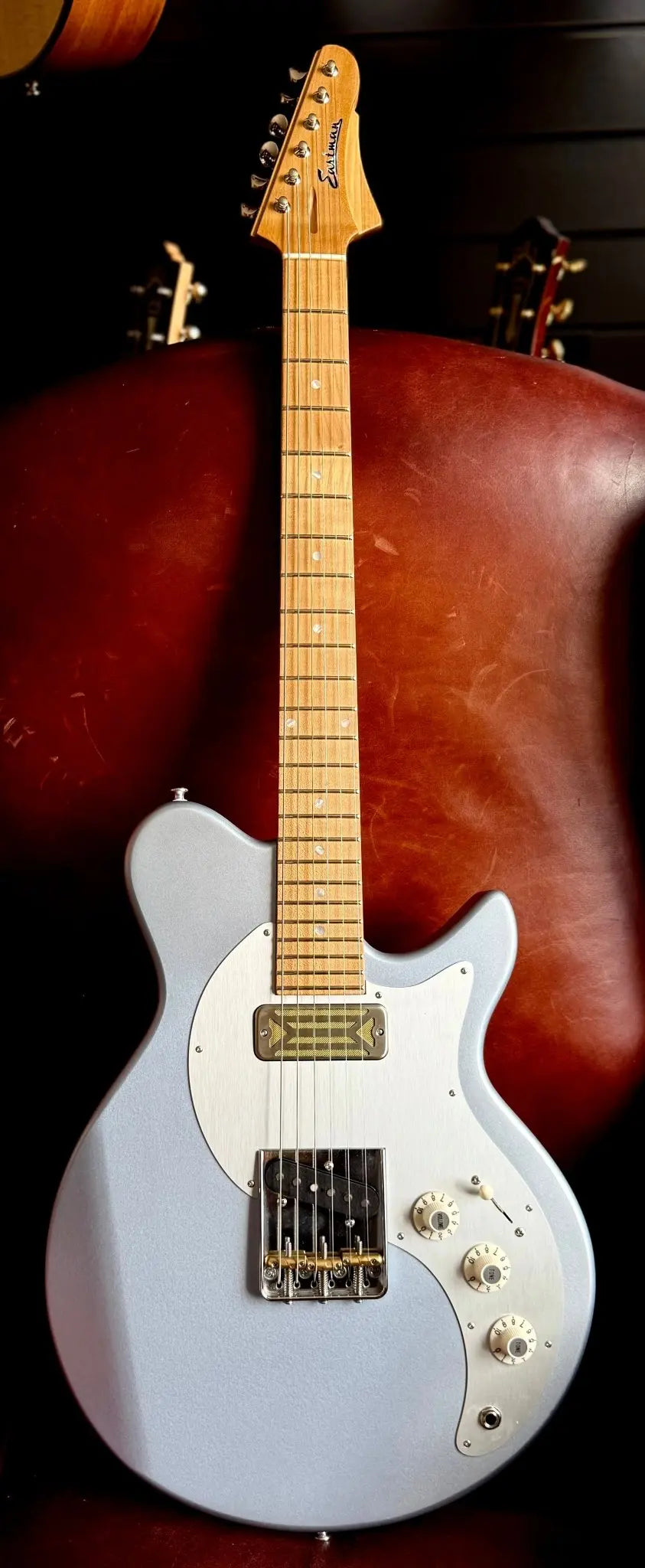 Eastman Fullertone SC52 Ice Blue Metalic (Price inc. Custom Pro Setup Package) - Richards Guitars Of Stratford Upon Avon