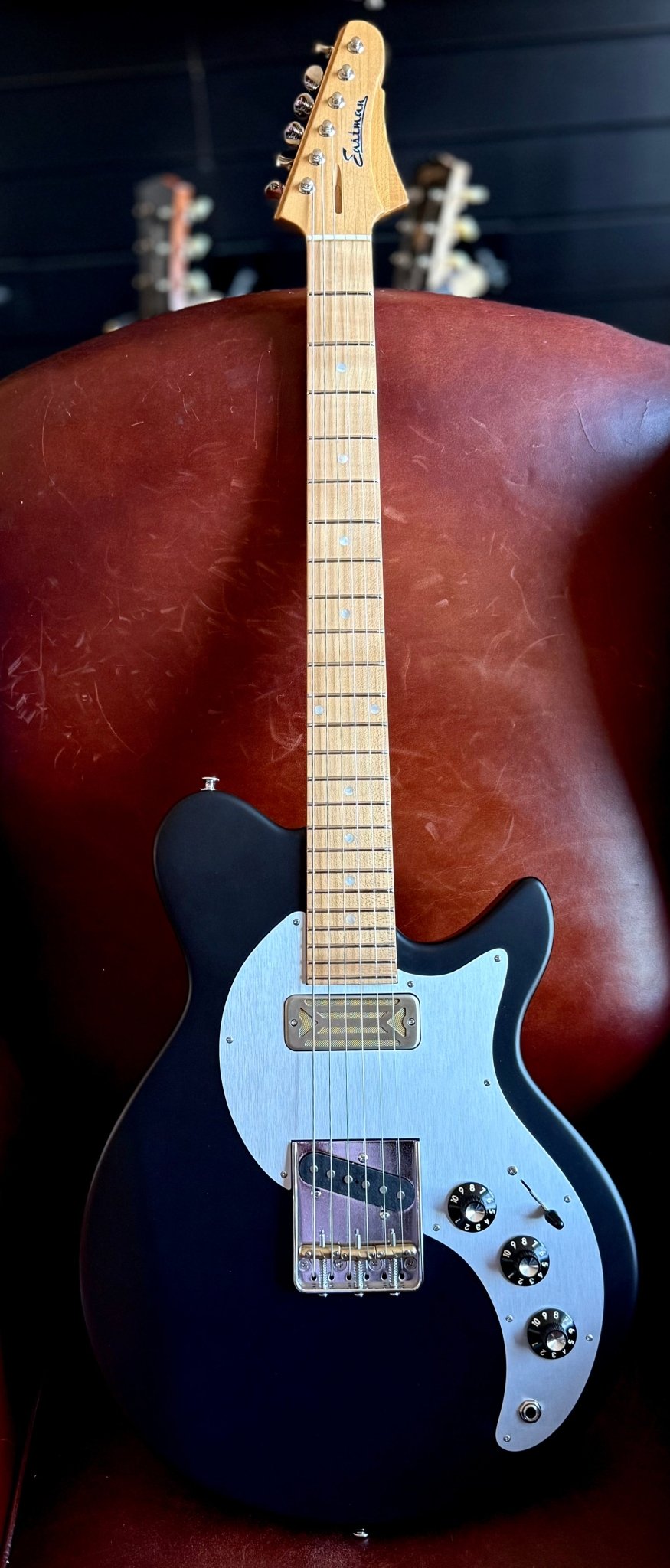 Eastman Fullertone SC52 Moss Black (Price inc. Custom Pro Setup Package) - Richards Guitars Of Stratford Upon Avon