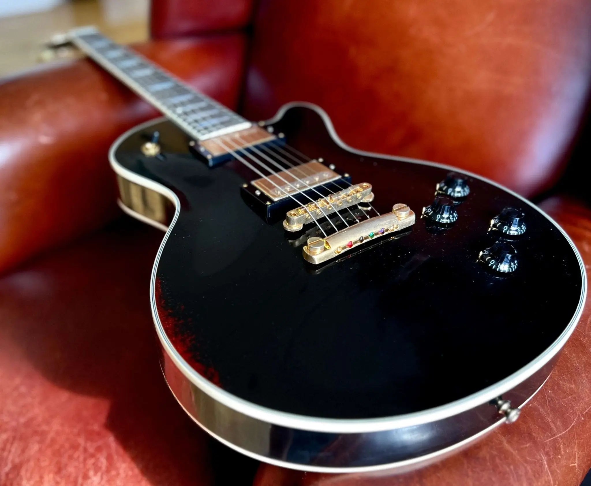 Eastman SB57/V BK (Price inc. Custom Pro Setup Package) - Richards Guitars Of Stratford Upon Avon