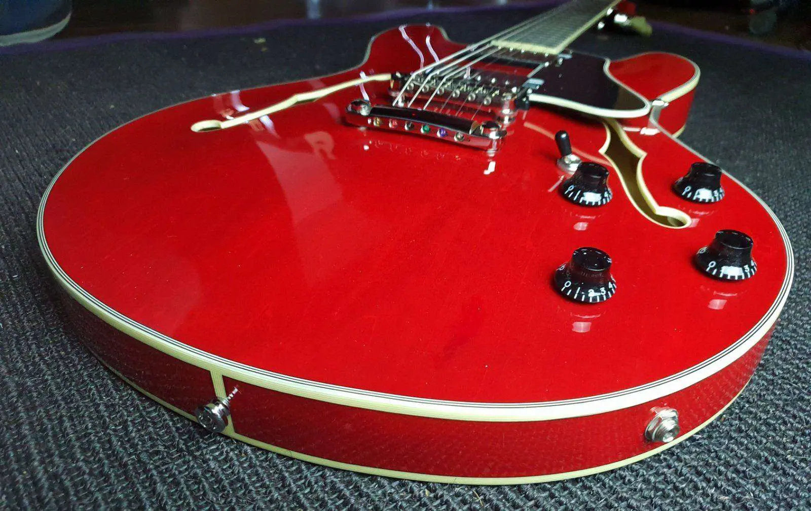 Eastman T386 Red (Price inc. Custom Pro Setup Package) - Richards Guitars Of Stratford Upon Avon