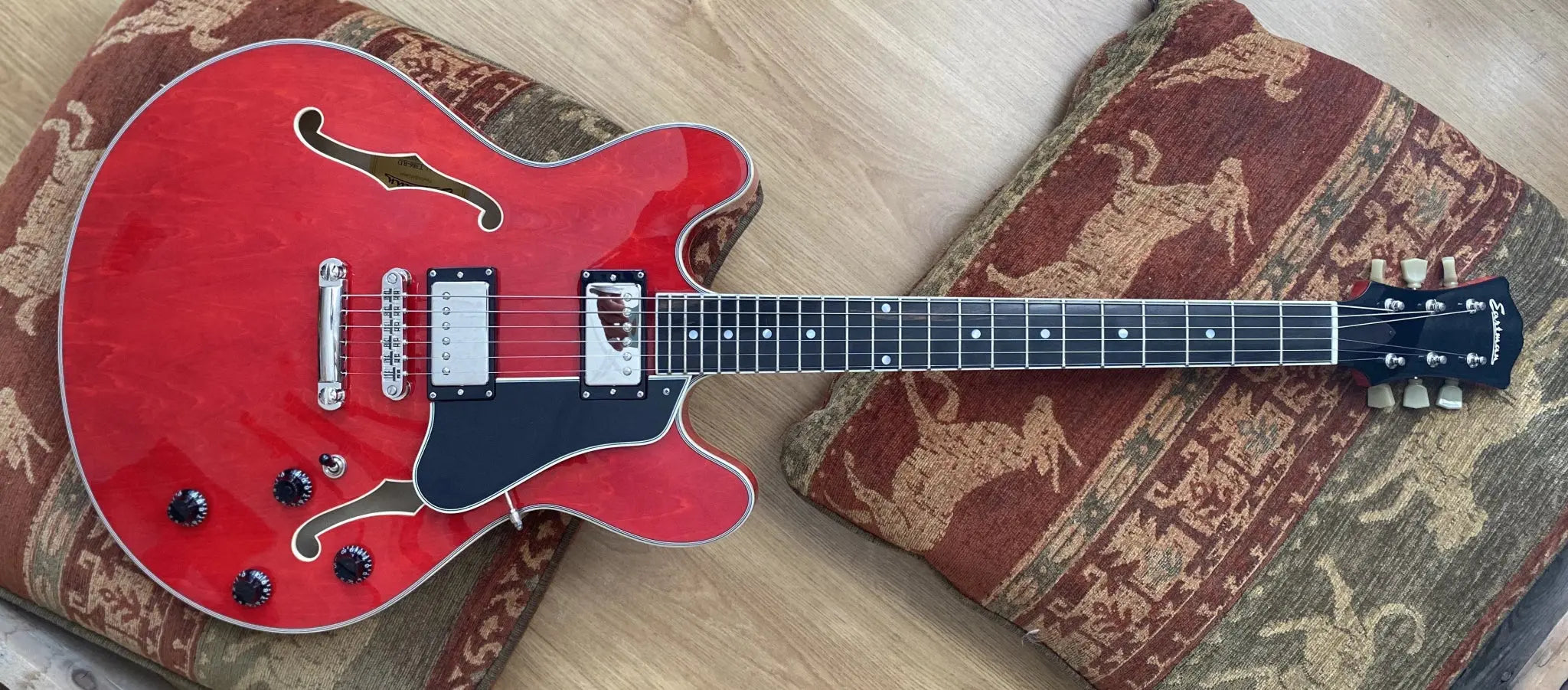 Eastman T386 Red (Price inc. Custom Pro Setup Package) - Richards Guitars Of Stratford Upon Avon