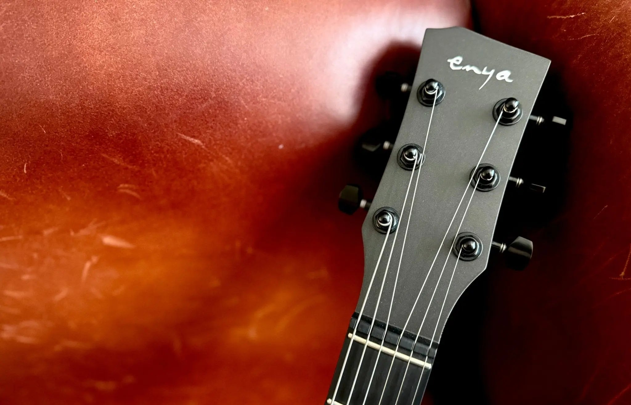 Enya Nova Go Sonic Black, Electric Guitar (Guitar with case and accessories) - Richards Guitars Of Stratford Upon Avon