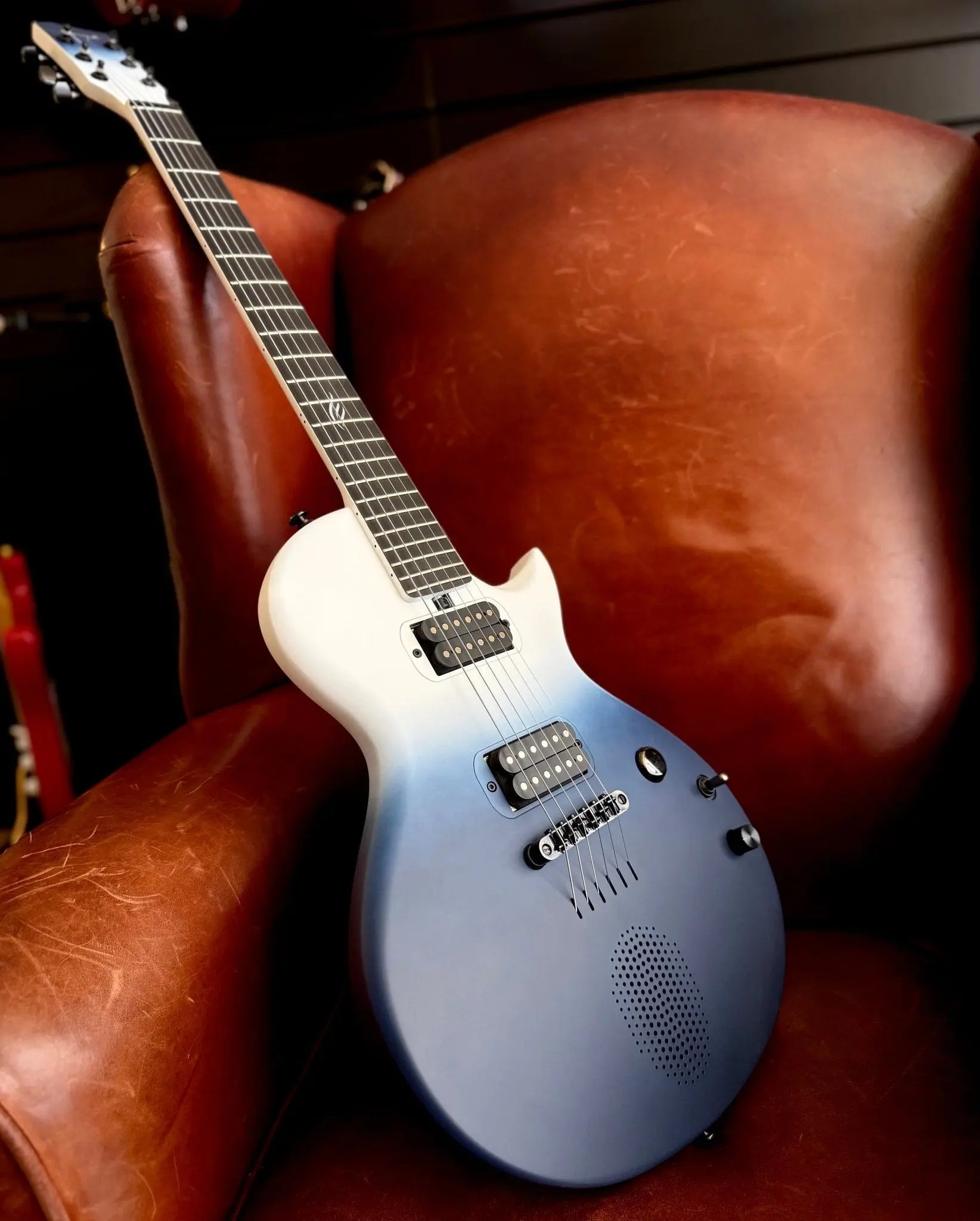 Enya Nova Go Sonic Ocean Blue, Electric Guitar (Guitar with case and accessories) - Richards Guitars Of Stratford Upon Avon