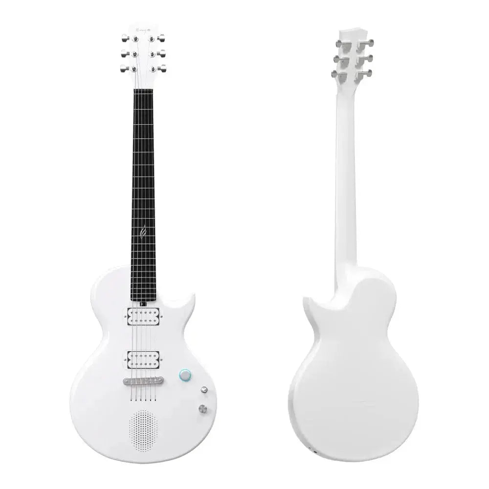 Enya Nova Go Sonic White Electric Guitar Guitar with case and accessories - Richards Guitars Of Stratford Upon Avon