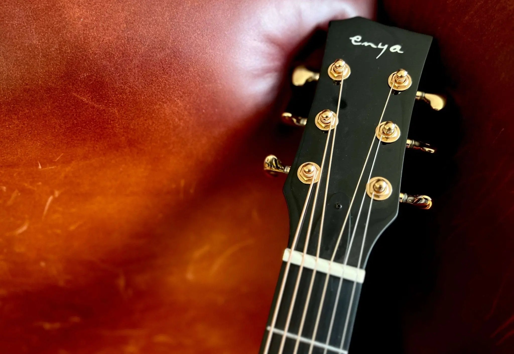 Enya X4 PRO Carbon Fibre Electro - Acoustic Travel Guitar - Richards Guitars Of Stratford Upon Avon