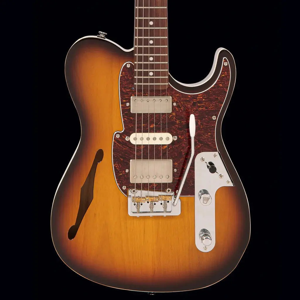 FRET KING COUNTRY SQUIRE SEMITONE DELUXE - ORIGINAL CLASSIC BURST (Includes Our £85 Pro Setup Free) - Richards Guitars Of Stratford Upon Avon