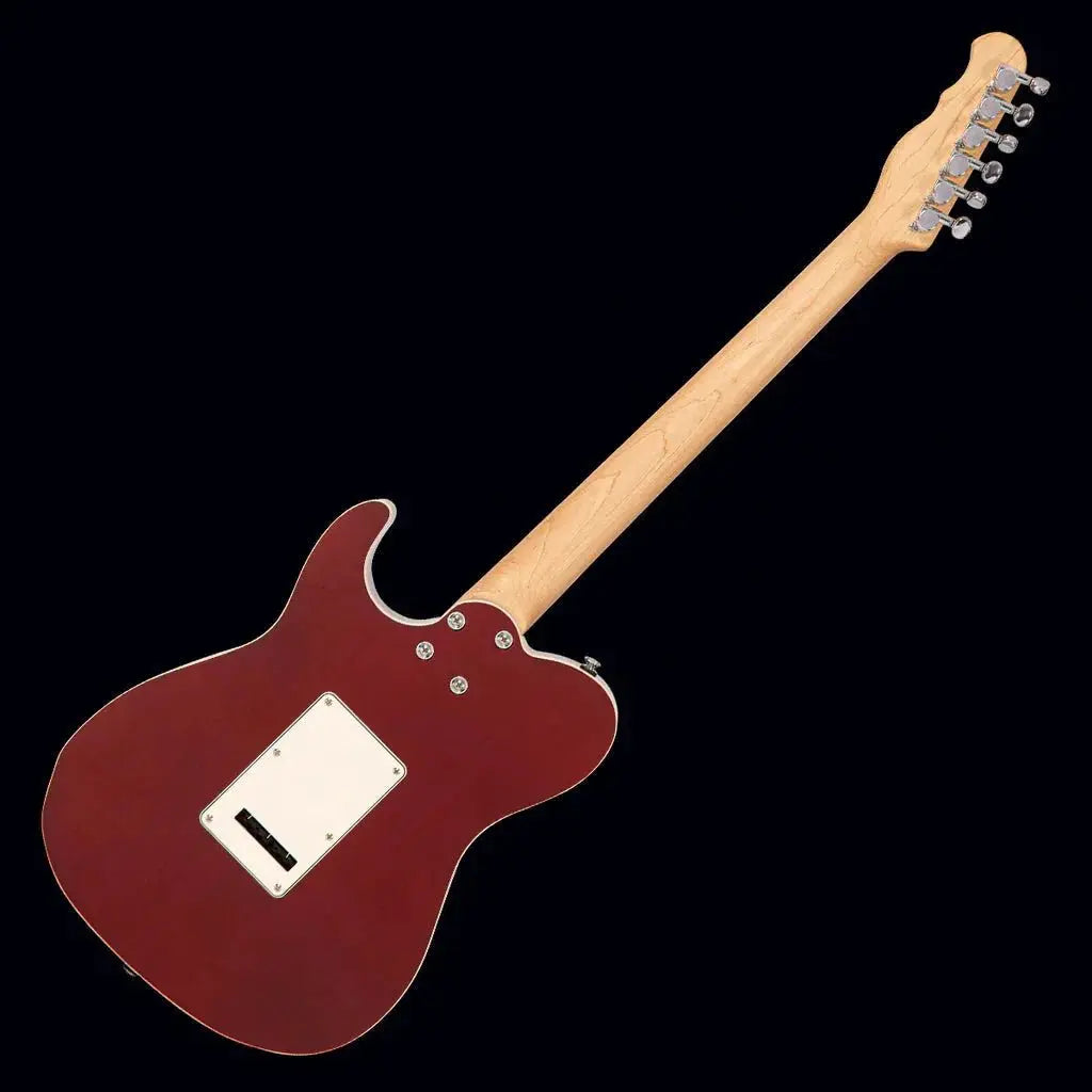 FRET KING COUNTRY SQUIRE SEMITONE DELUXE - THRU RED (Includes Our £85 Pro Setup Free) - Richards Guitars Of Stratford Upon Avon