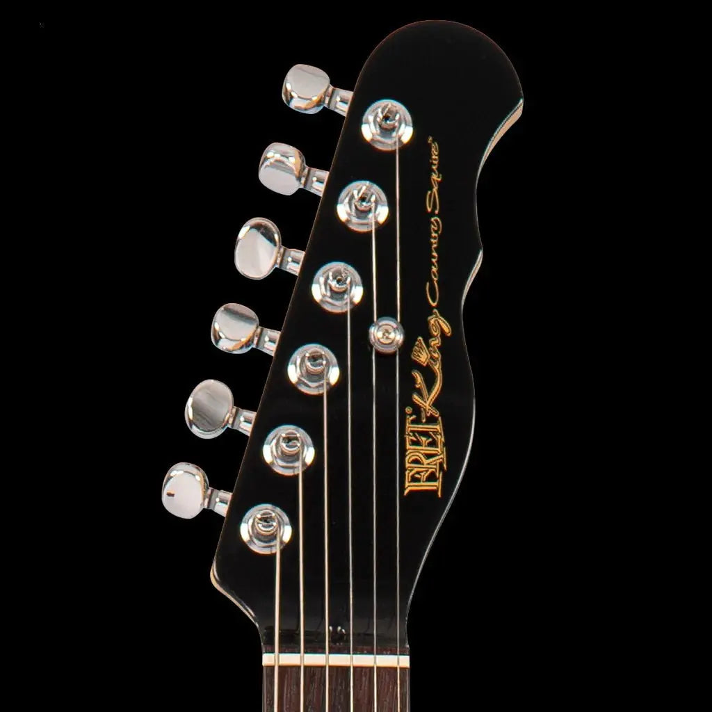 FRET KING COUNTRY SQUIRE STEALTH - CANDY APPLE RED (Includes Our £85 Pro Setup Free) - Richards Guitars Of Stratford Upon Avon