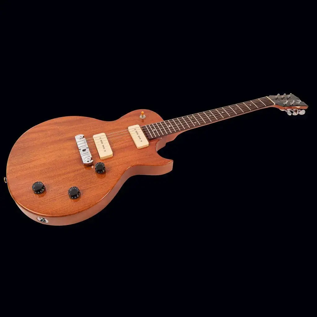 FRET KING ECLAT STANDARD GUITAR - NATURAL MAHOGANY (Includes Our £85 Pro Setup Free) - Richards Guitars Of Stratford Upon Avon