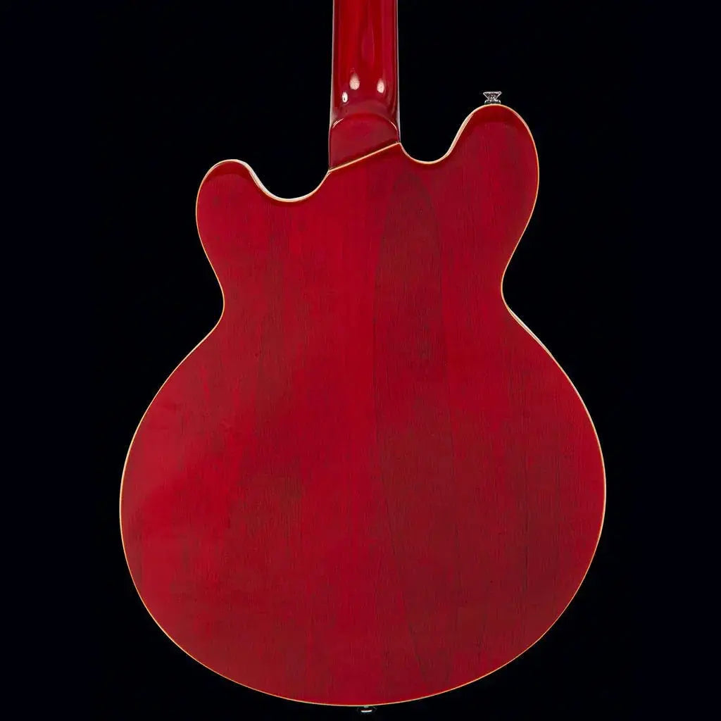 FRET KING ELISE CUSTOM WITH VIBRATO - CHERRY RED (Includes Our £85 Pro Setup Free) - Richards Guitars Of Stratford Upon Avon