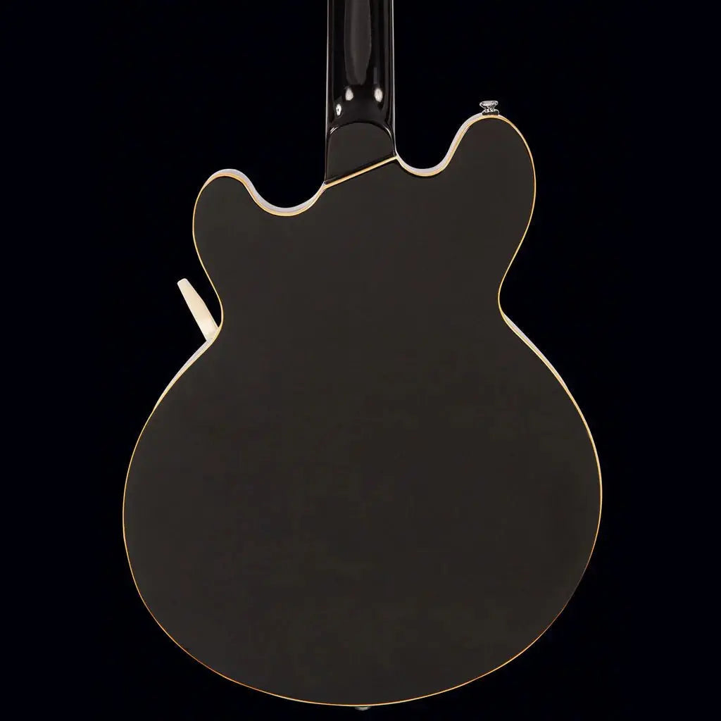 FRET KING ELISE CUSTOM WITH VIBRATO - GLOSS BLACK (Includes Our £85 Pro Setup Free) - Richards Guitars Of Stratford Upon Avon