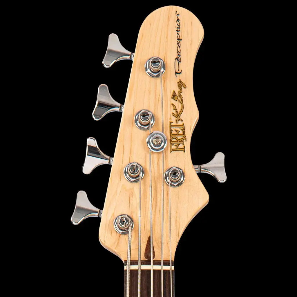 FRET KING PERCEPTION CUSTOM 5 STRING BASS - BLACKBURST (Includes Our £85 Pro Setup Free) - Richards Guitars Of Stratford Upon Avon