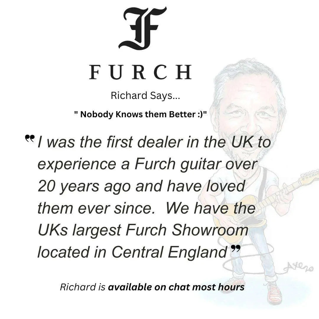 Furch Blue GC SW (Spruce / Walnut / Cutaway) Acoustic Guitar. New 2025 CNR Active Upgrade - Richards Guitars Of Stratford Upon Avon